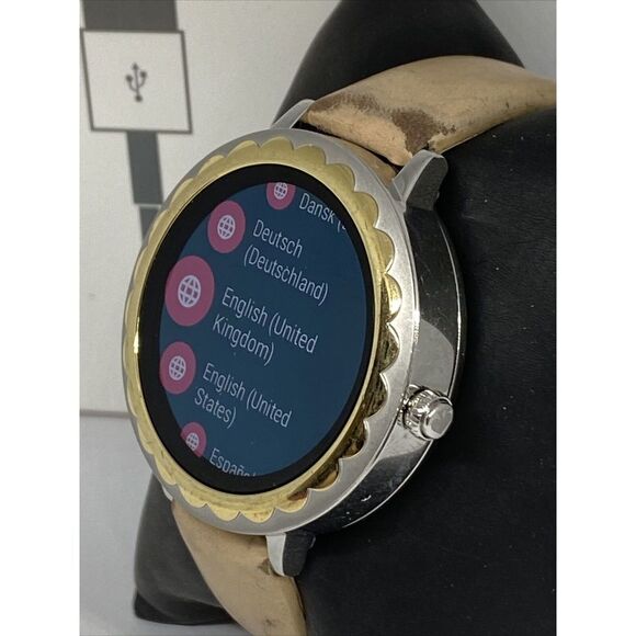 Kate Spade Gen 3 KST2007 Women's Sand Leather Digital Dial Smart Watch PD454 - Picture 4 of 12